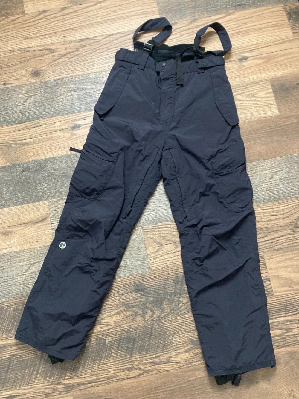 Fireball Advanced Men's Ski Snow Bib Pants Size M Navy Insulated Waterproof $350